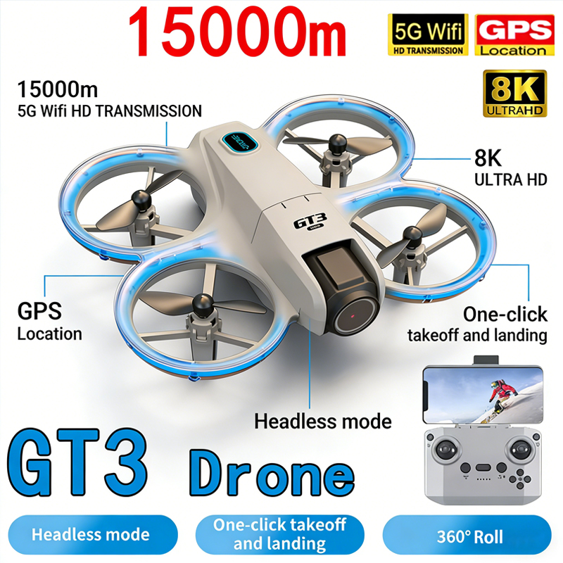 Kids Toys Drone - Novo GT3 MAX Drone 8K HD