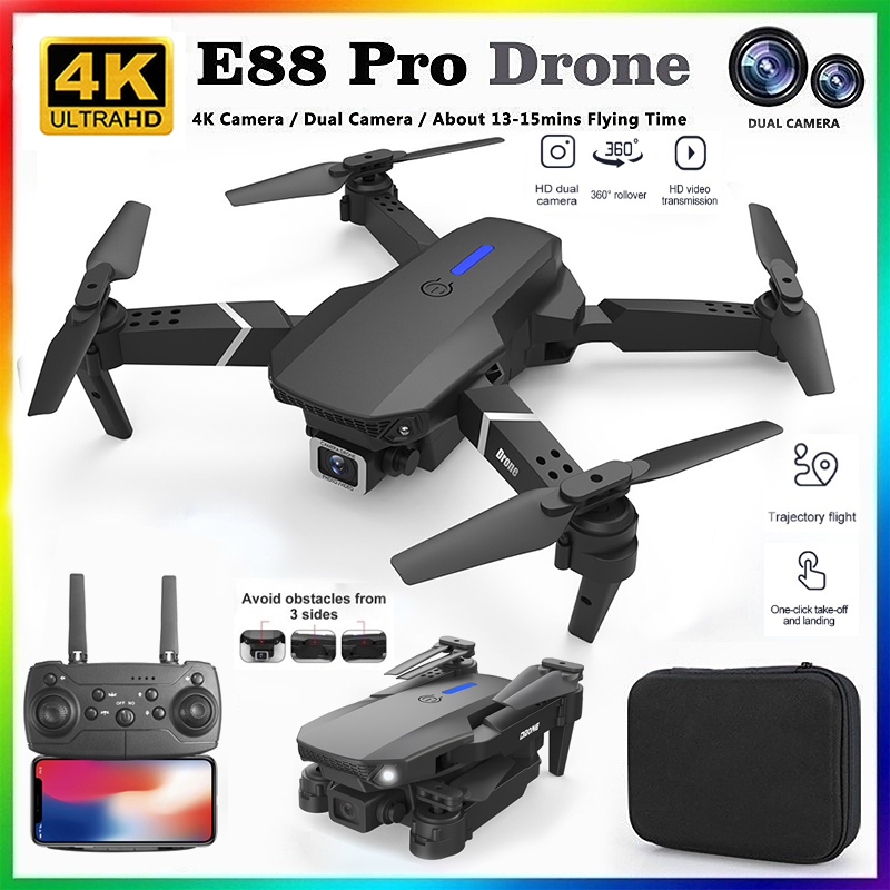 Kids Toys Drone - 2026 NOVO E88 Drone RC Profissional
