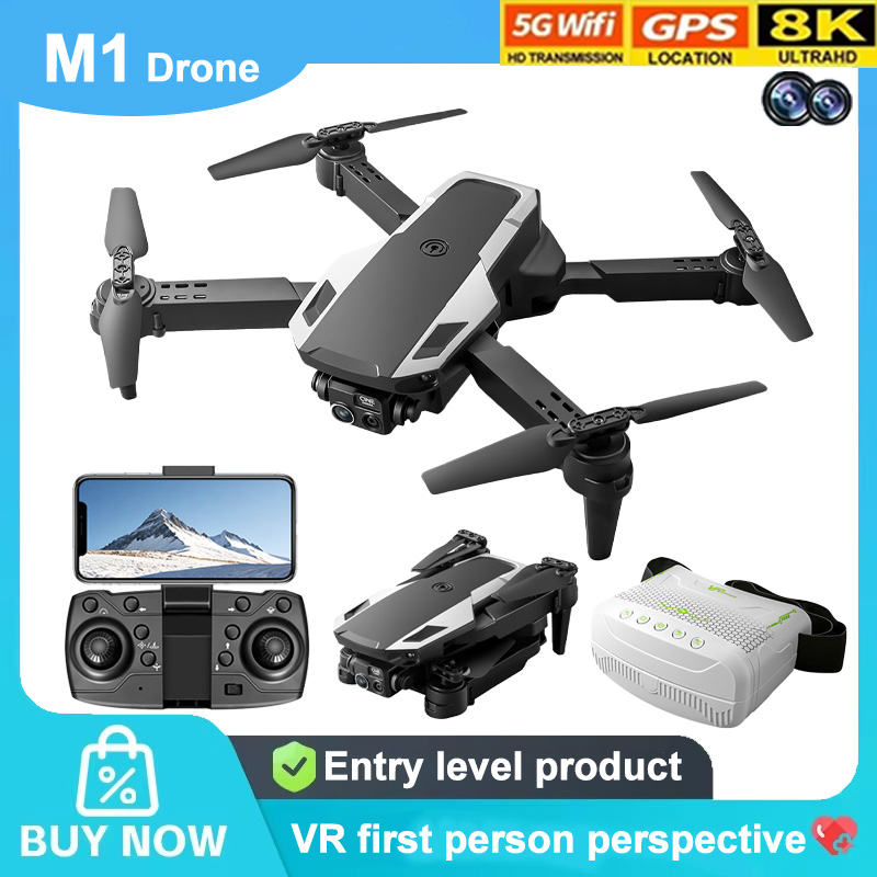 Kids Toys Drone - Drone Dobrável M1 com Câmera HD,