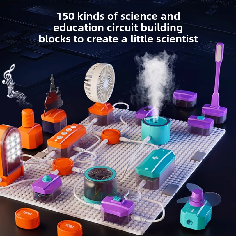 Science Experiment Kit - Circuito experimento blocos de construção brinquedo