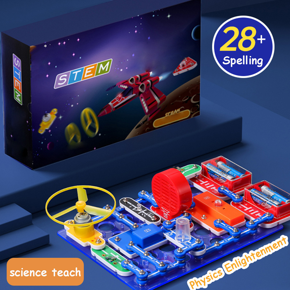 Science Experiment Kit - Blocos eletrônicos de circuito para estudantes,