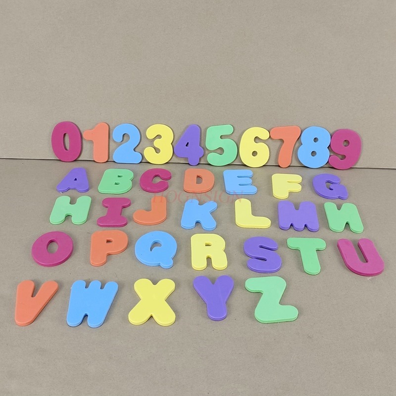 Bath Letter Number Foam - 36 pçs/set bebê crianças brinquedo educativo