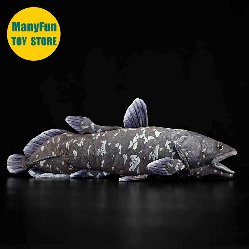 Kids Toys Unique - Brinquedo de pelúcia realista de coelacanth