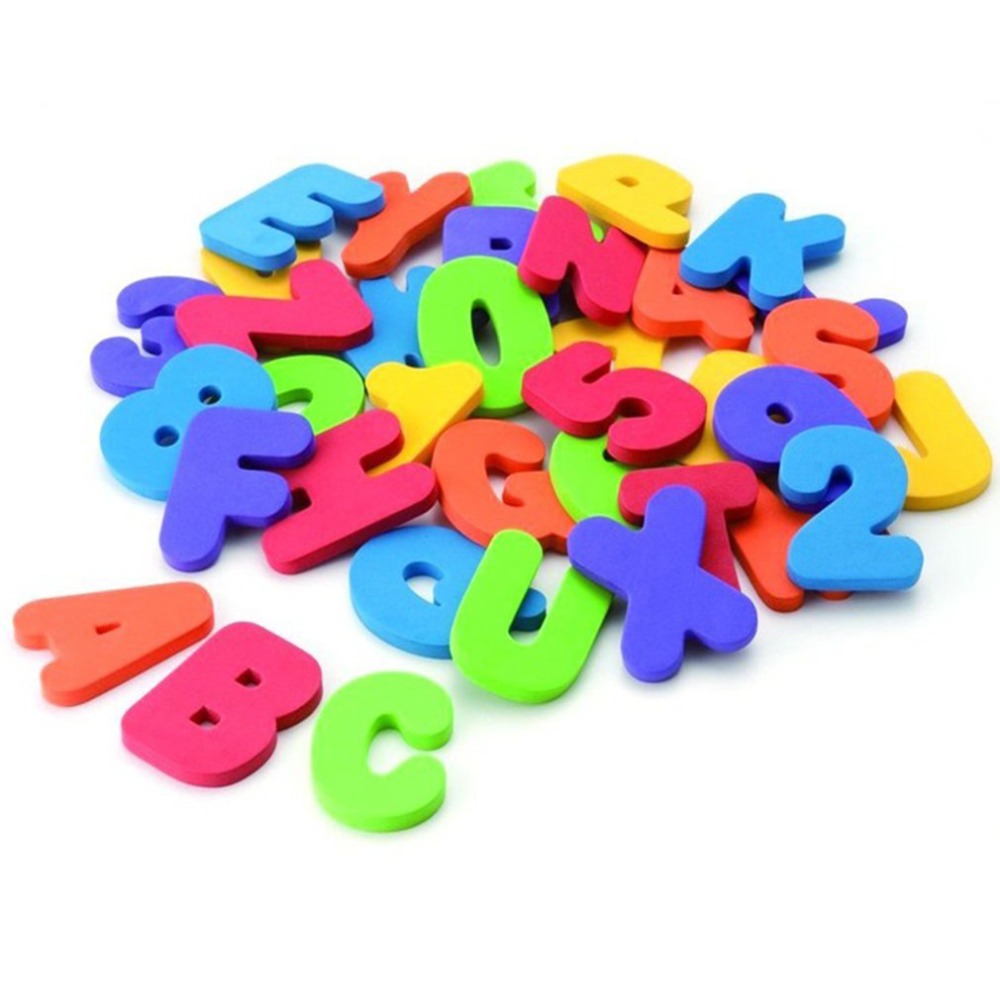 Bath Letter Number Foam - 36 Peças Novo Conjunto de Espuma