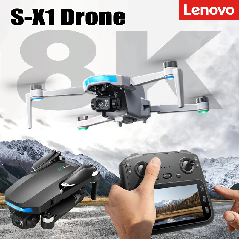 Kids Toys Drone - Drone Lenovo S-X1 8K HD Profissional