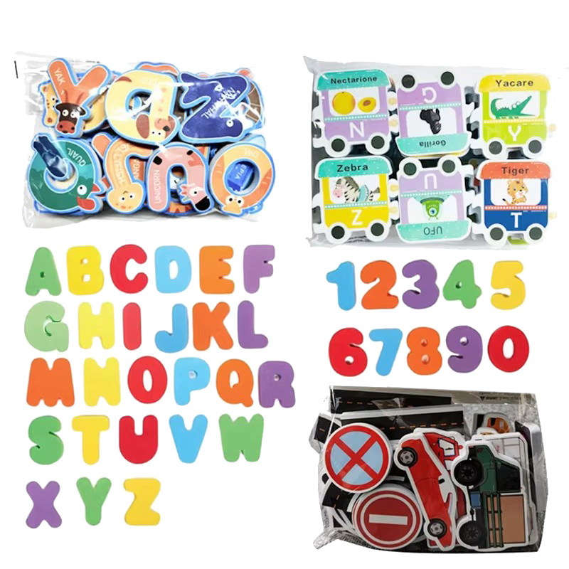 Bath Letter Number Foam - Brinquedos de banho do bebê flutuante