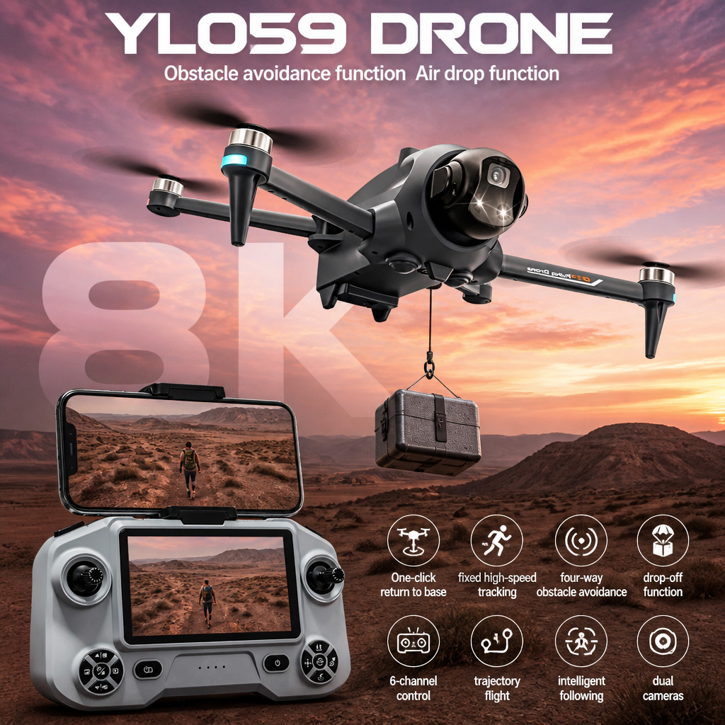 Kids Toys Drone - Drone Potensic com GPS, Retorno Automático,