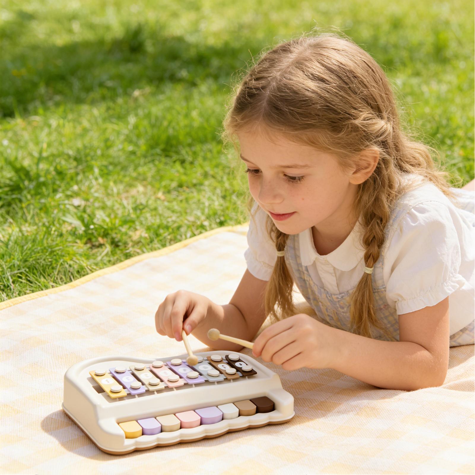 Kids Toys Xylophone - Xilofone de piano para crianças, instrumento