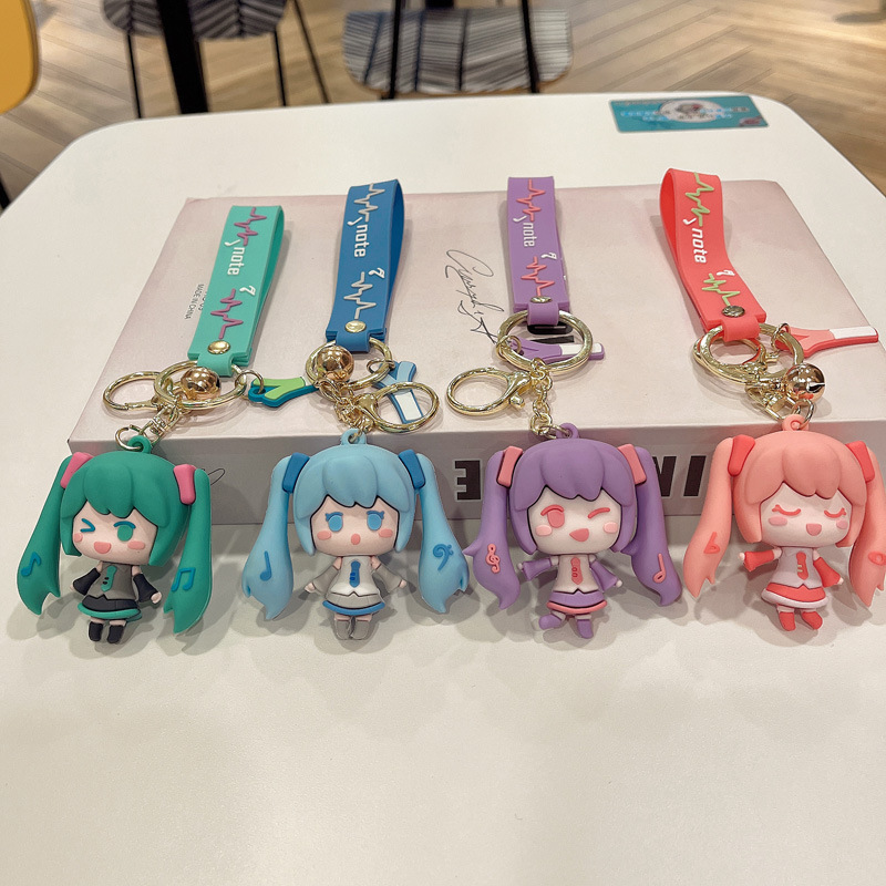 Kids Toys Deals - Anime Miku Chaveiro para Meninas, Saco