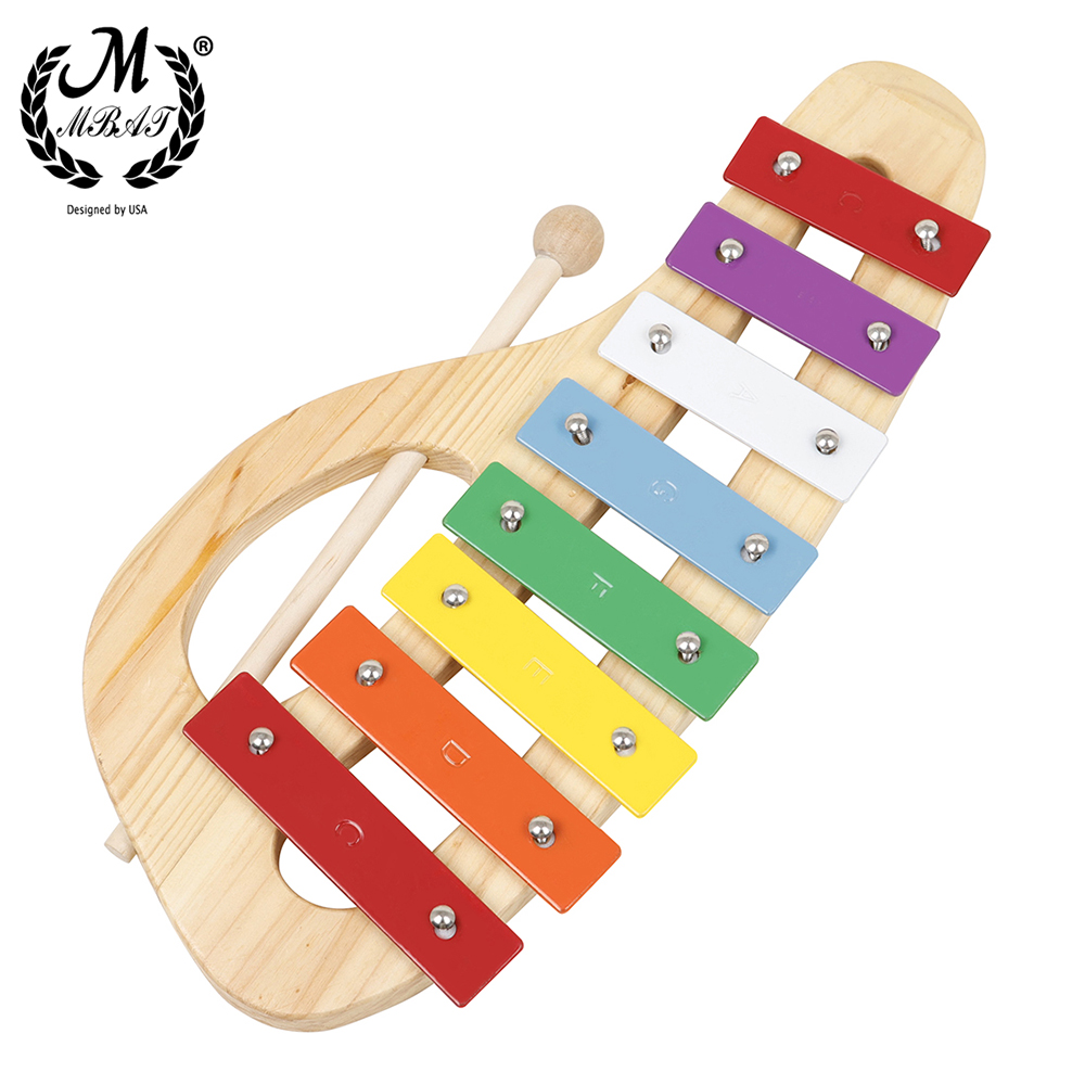Kids Toys Xylophone - M mbat 8-nota xilofone com caixa