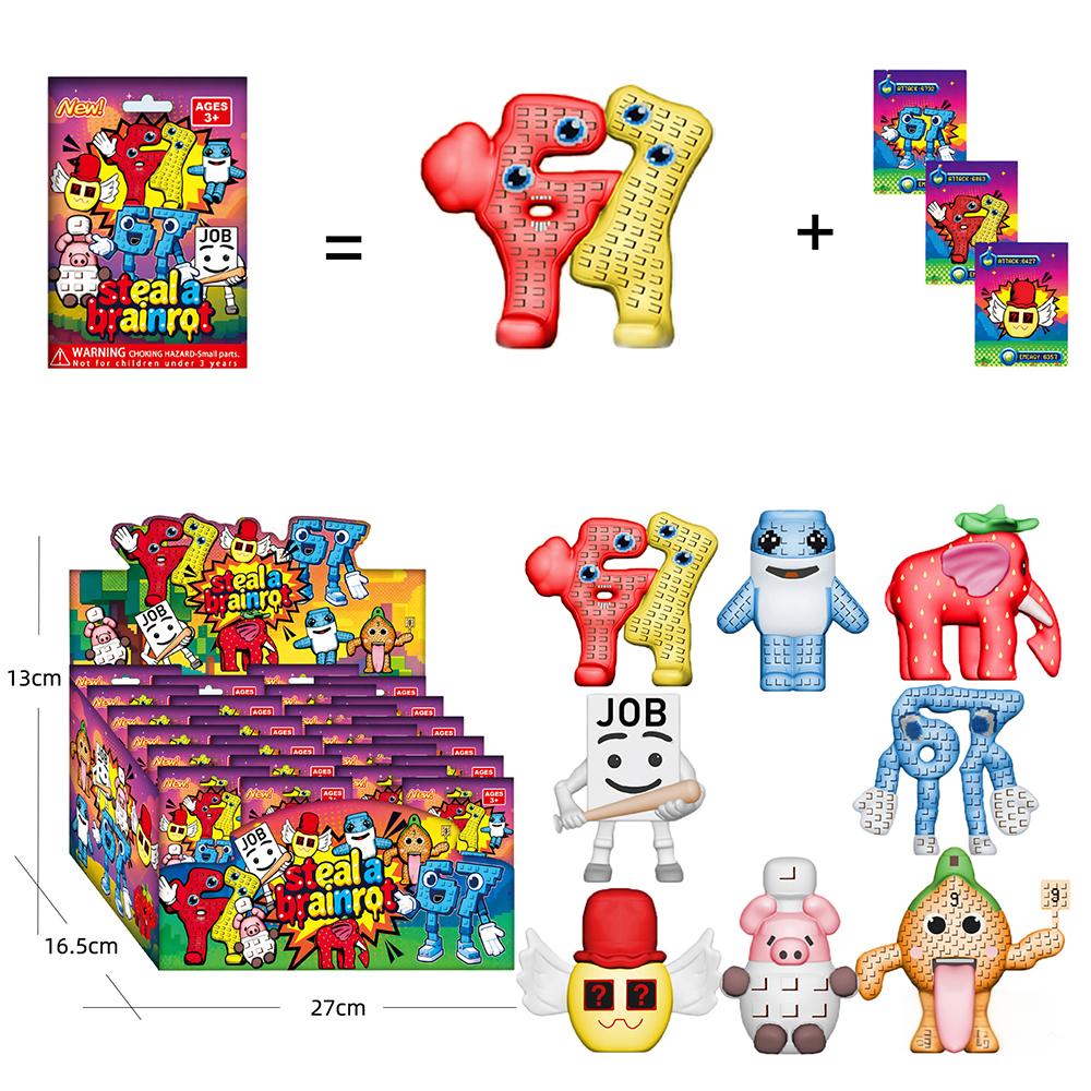 8 pçs/set roubar um cérebro sa - Sandbox Play Set avaliação e preço