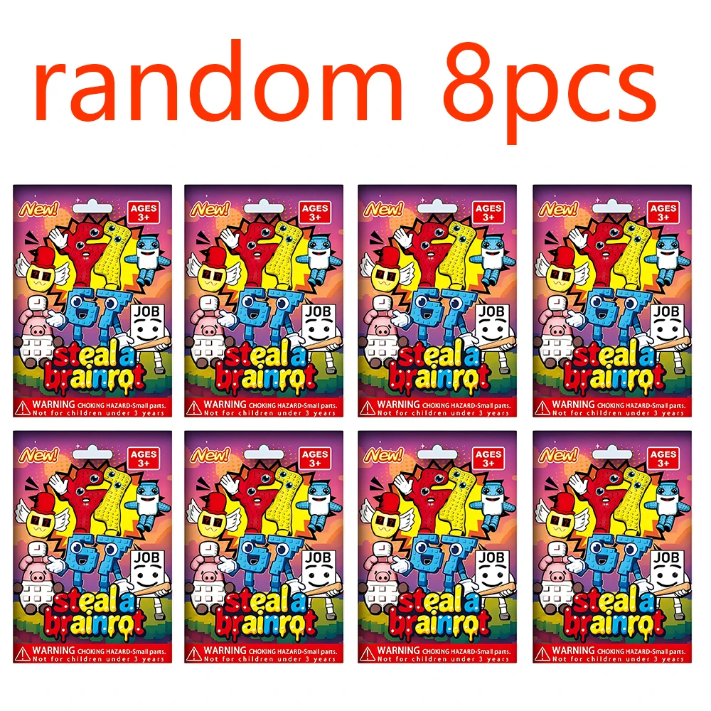 8 pçs/set roubar um cérebro sa - Sandbox Play Set avaliação e preço