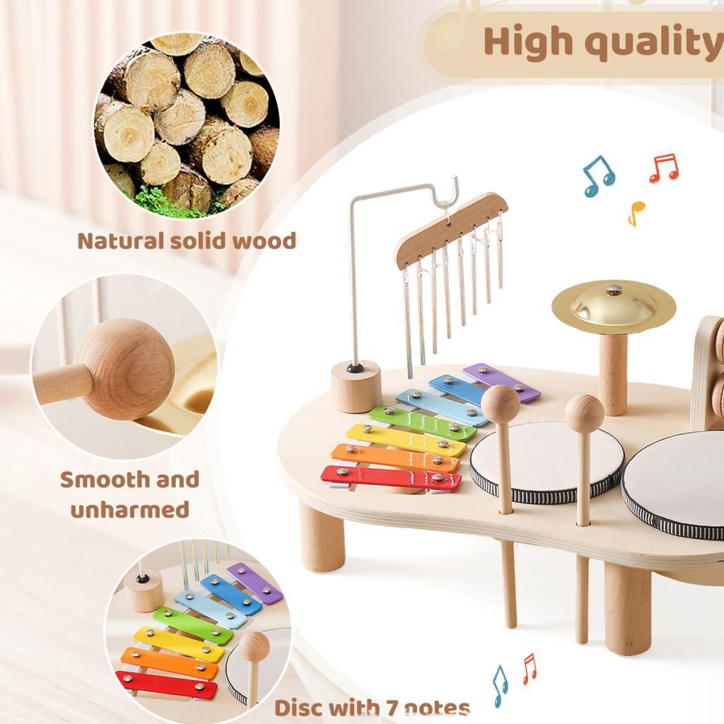 Conjunto de Xilofone e Tambor  - Kids Toys Xylophone avaliação e preço