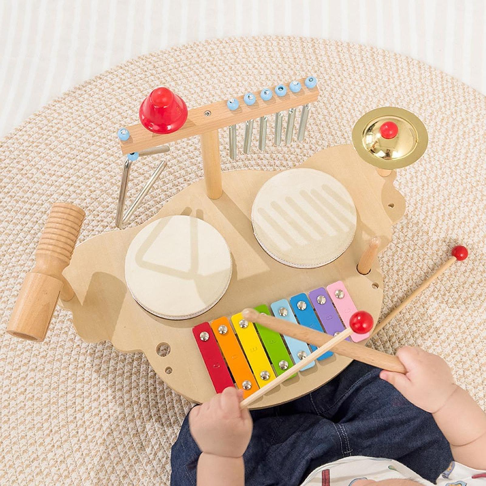 Instrumentos musicais de madei - Kids Toys Xylophone avaliação e preço