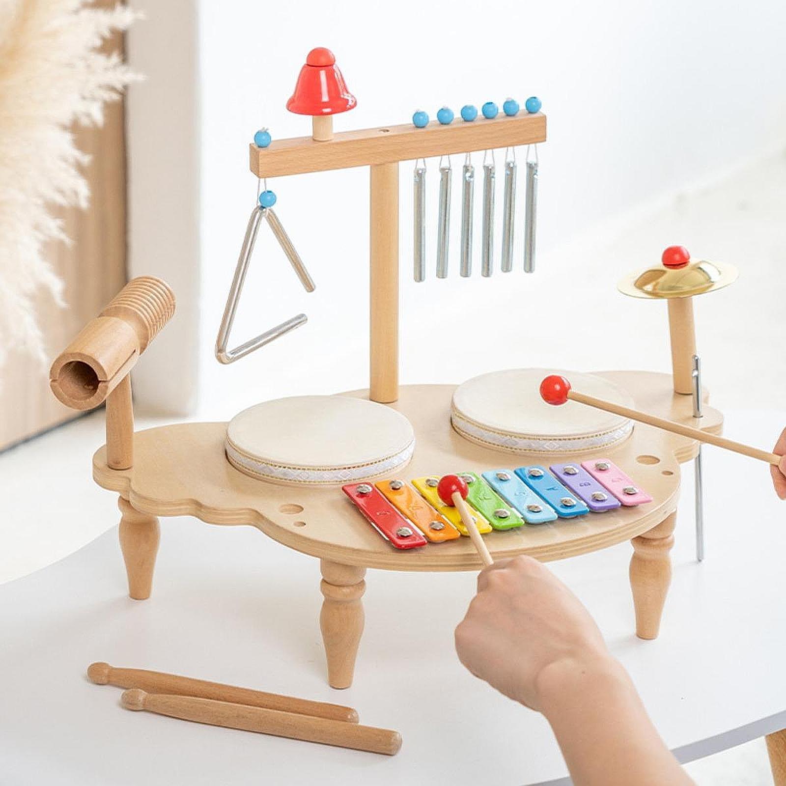 Instrumentos musicais de madei - Kids Toys Xylophone avaliação e preço