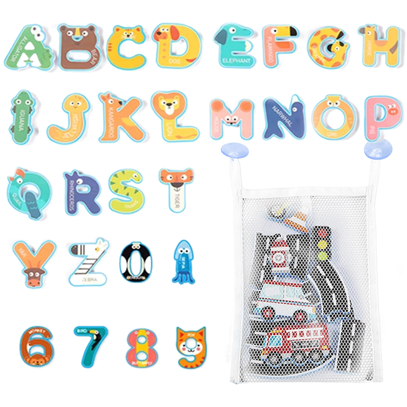 Brinquedos de banho do bebê di - Bath Letter Number Foam avaliação e preço