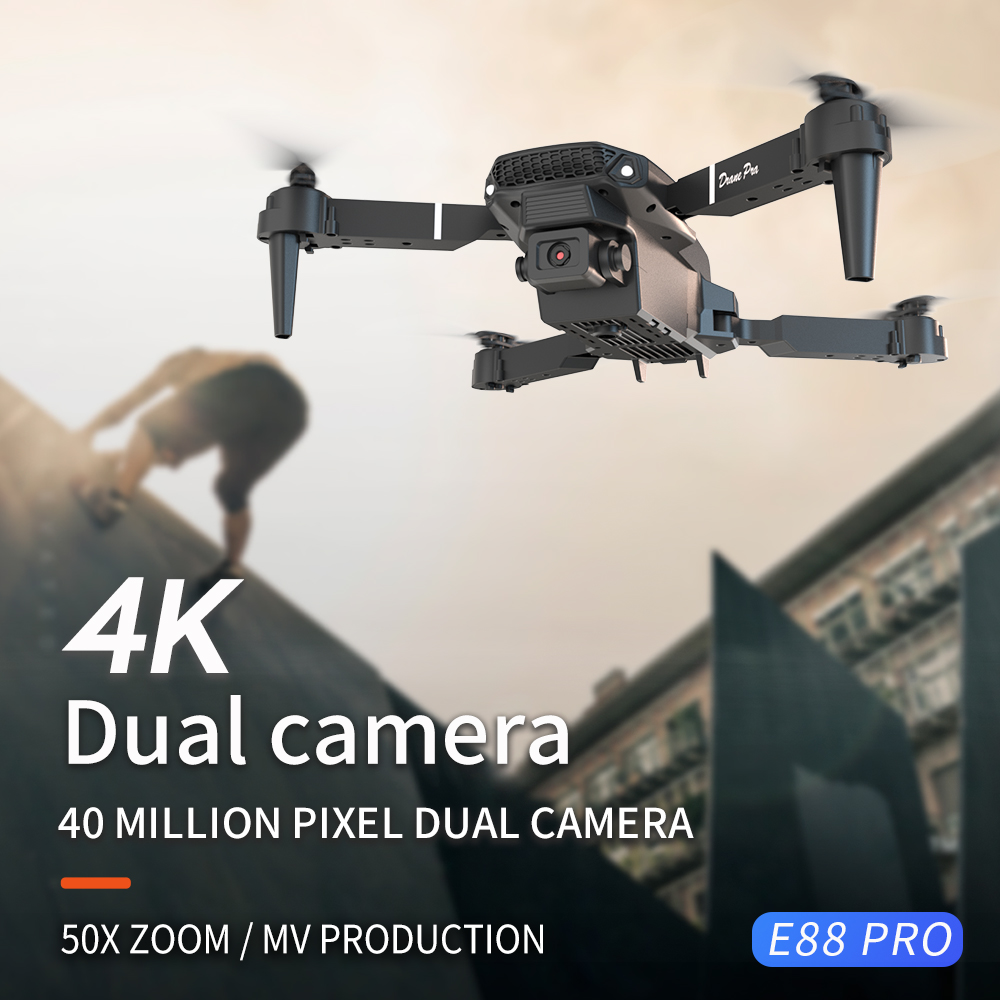 2026 NOVO E88 Drone RC Profiss - Kids Toys Drone avaliação e preço