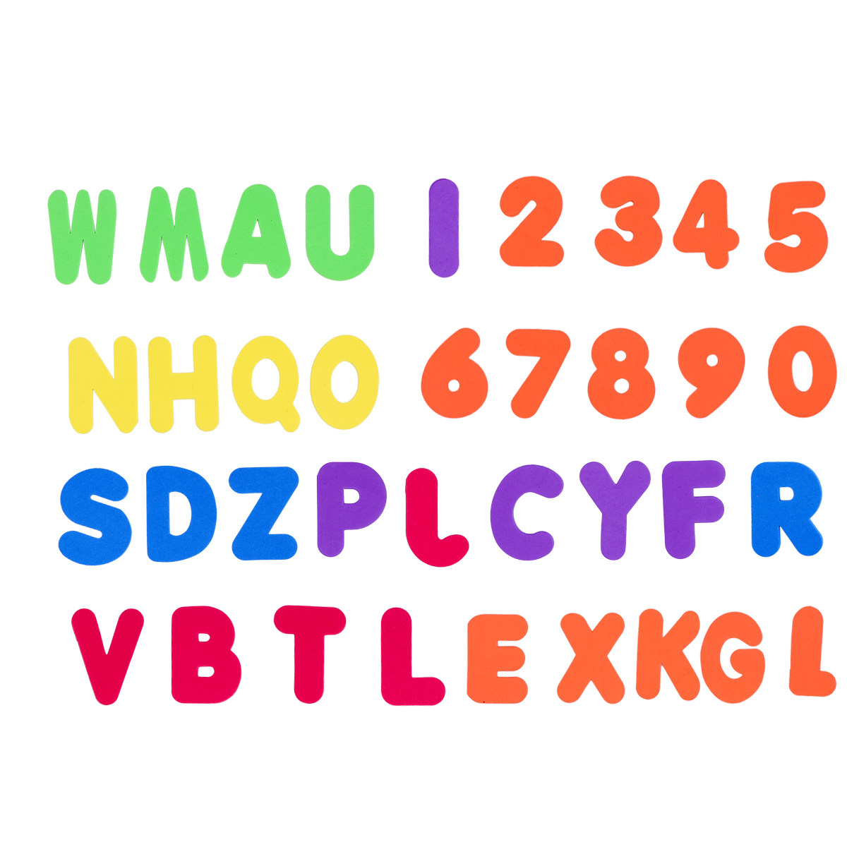 Conjunto de 36 Letras e Número - Bath Letter Number Foam avaliação e preço