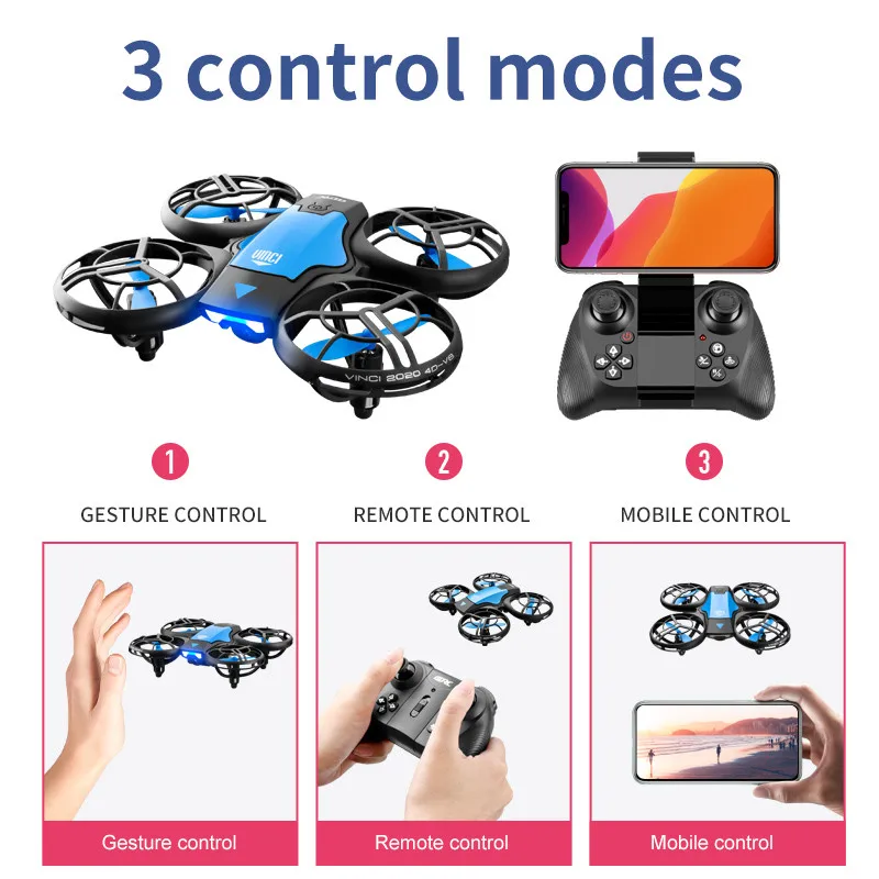Novo Mini Drone V8 4K Profissi - Kids Toys Drone avaliação e preço