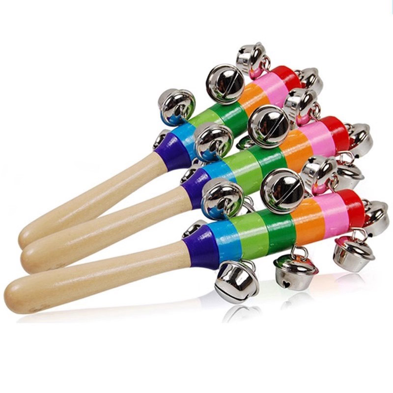 5 pçs de madeira jingle mão si - Kids Toys Xylophone avaliação e preço