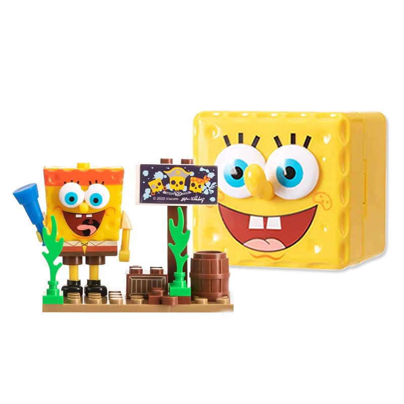 6 pçs/set Bob Esponja Calça Qu - Sandbox Play Set avaliação e preço