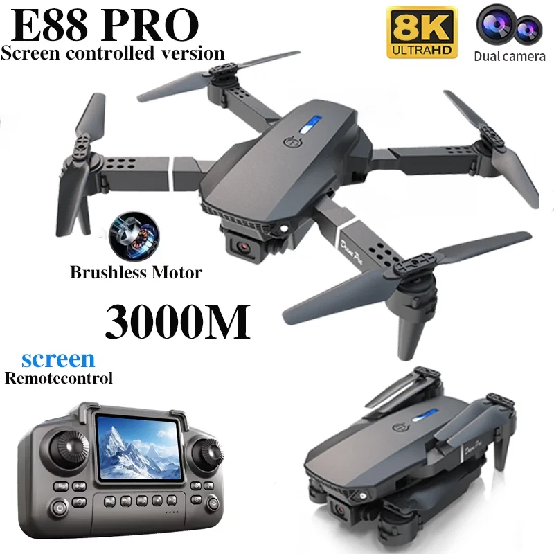 Profissional e88 pro drone com - Kids Toys Drone avaliação e preço