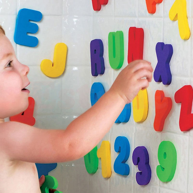Brinquedo de espuma com letras - Bath Letter Number Foam avaliação e preço