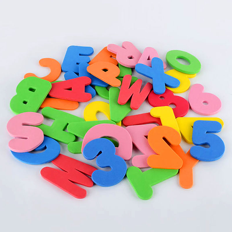 Brinquedo de espuma com letras - Bath Letter Number Foam avaliação e preço