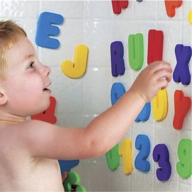 Quebra-cabeças de eva para cri - Bath Letter Number Foam avaliação e preço