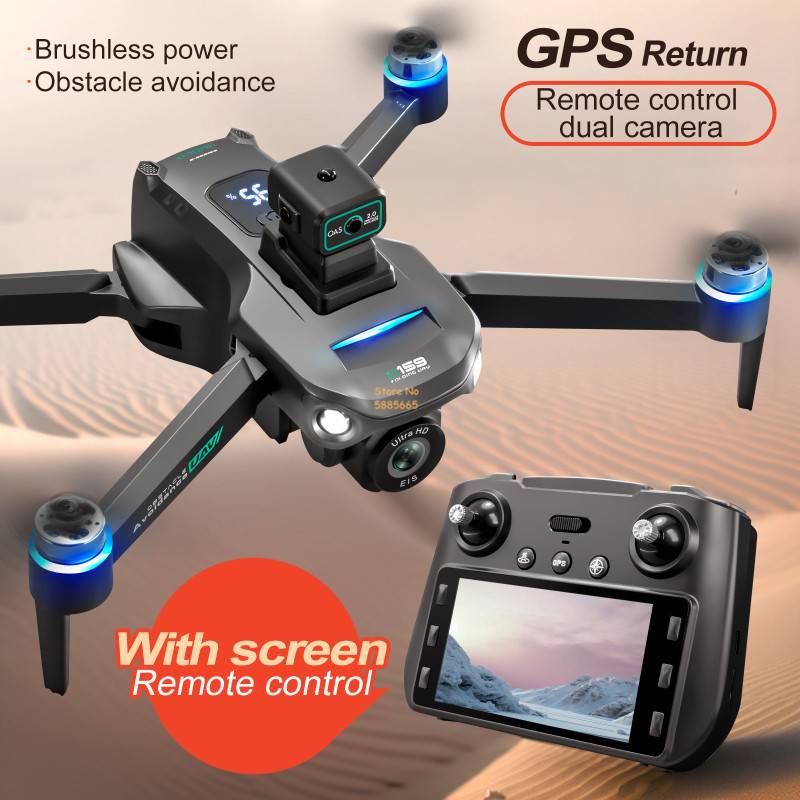 8k câmera dupla 5g wifi fpv co - Kids Toys Drone avaliação e preço