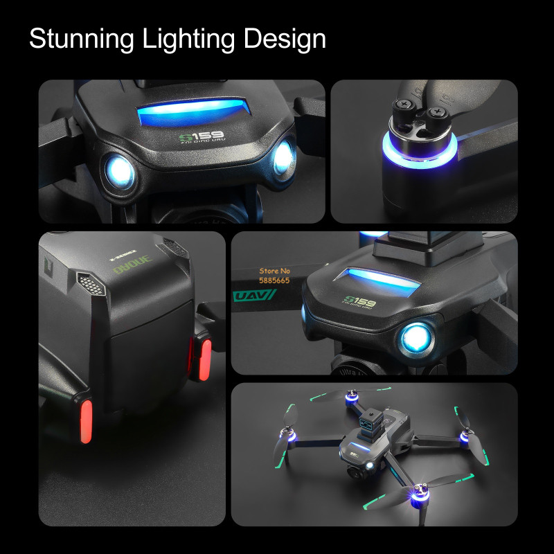 8k câmera dupla 5g wifi fpv co - Kids Toys Drone avaliação e preço