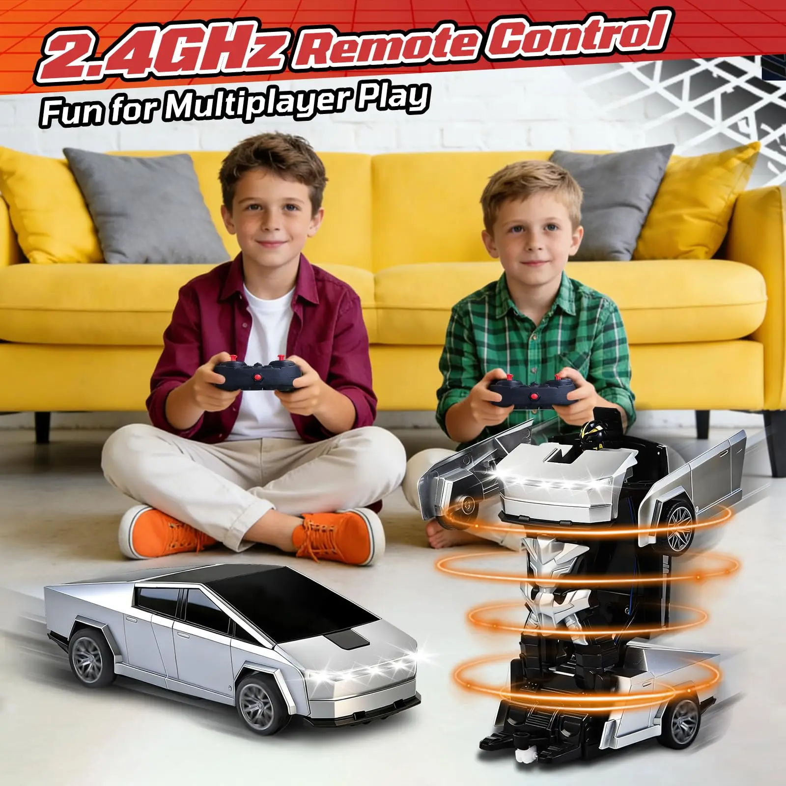Carro Robô Transformável RC 2. - Kids Xbox Toys avaliação e preço