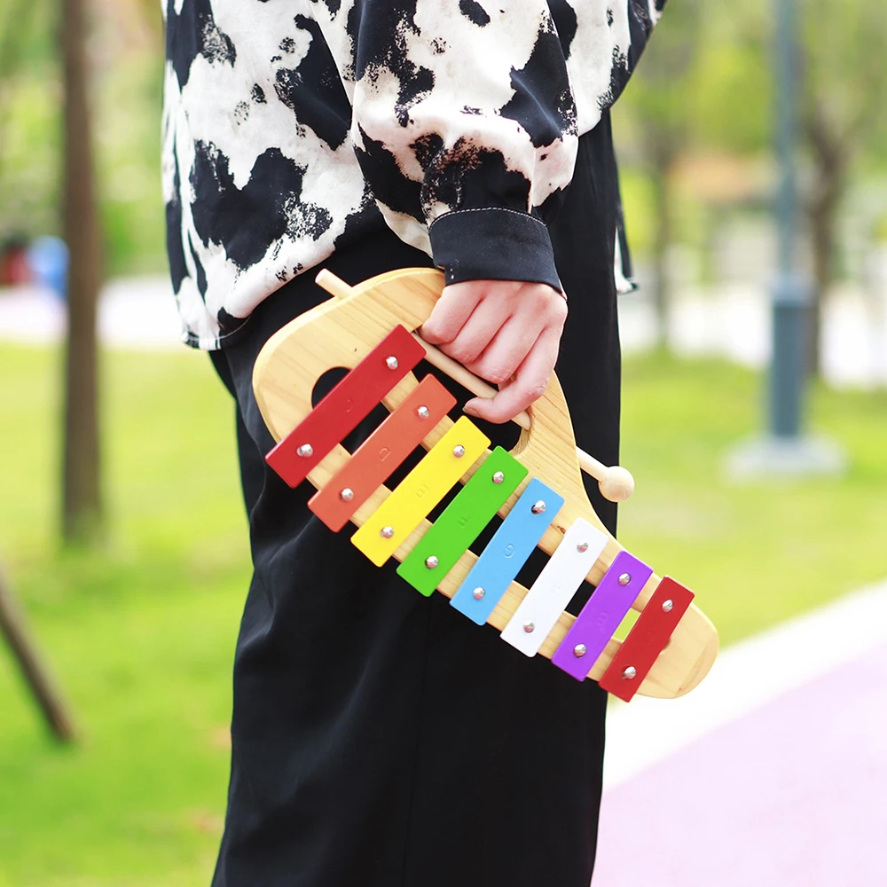 Xilofone com Martelo de Madeir - Kids Toys Xylophone avaliação e preço
