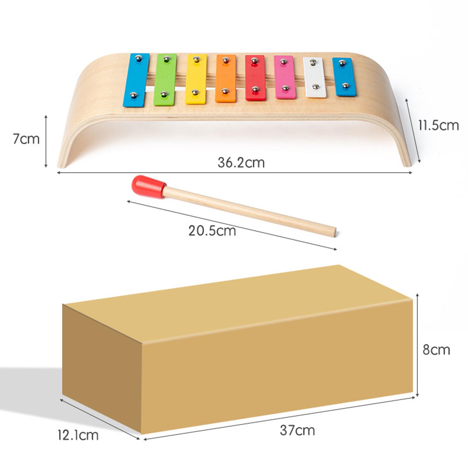 Xilofone de 8 Notas, Instrumen - Kids Toys Xylophone avaliação e preço