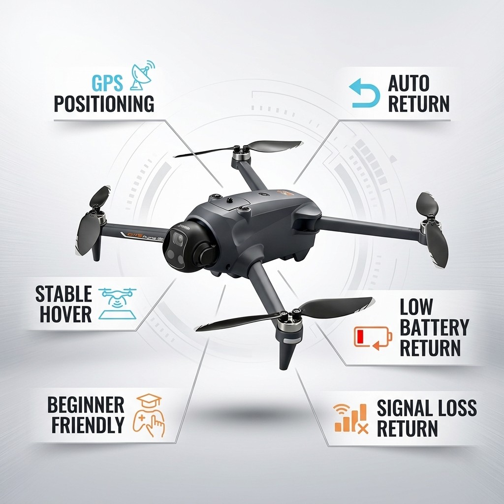 Drone Potensic com GPS, Retorn - Kids Toys Drone avaliação e preço