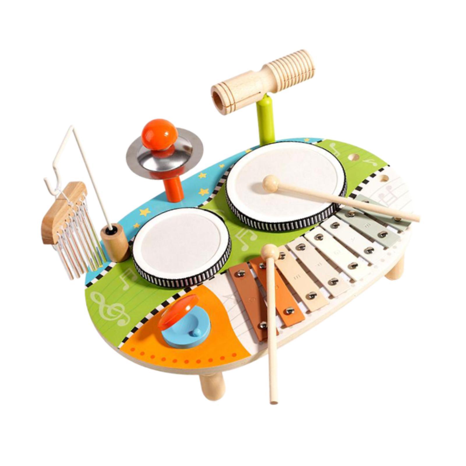 Conjunto de Xilofone e Bateria - Kids Toys Xylophone avaliação e preço