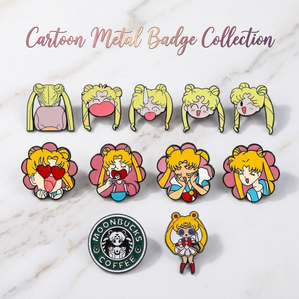 Broche de metal esmaltado de d - Kids Toys Unique avaliação e preço