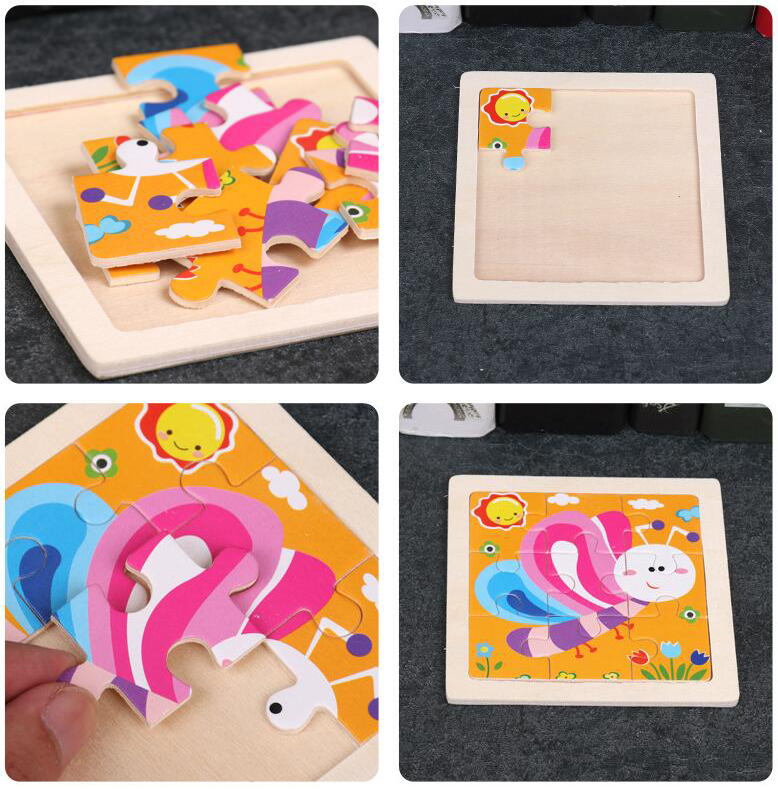 3D quebra-cabeças de madeira p - Kids Toys Deals avaliação e preço