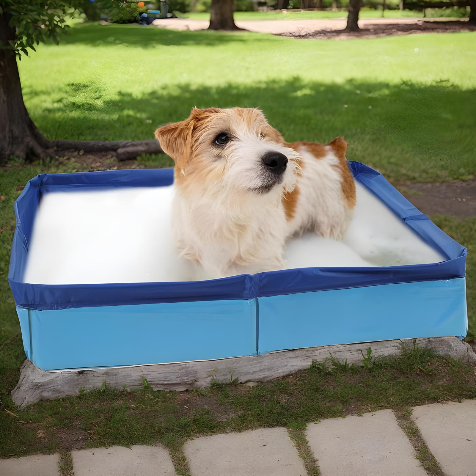Piscina dobrável de PVC 50x50c - Kids Toys Deals avaliação e preço