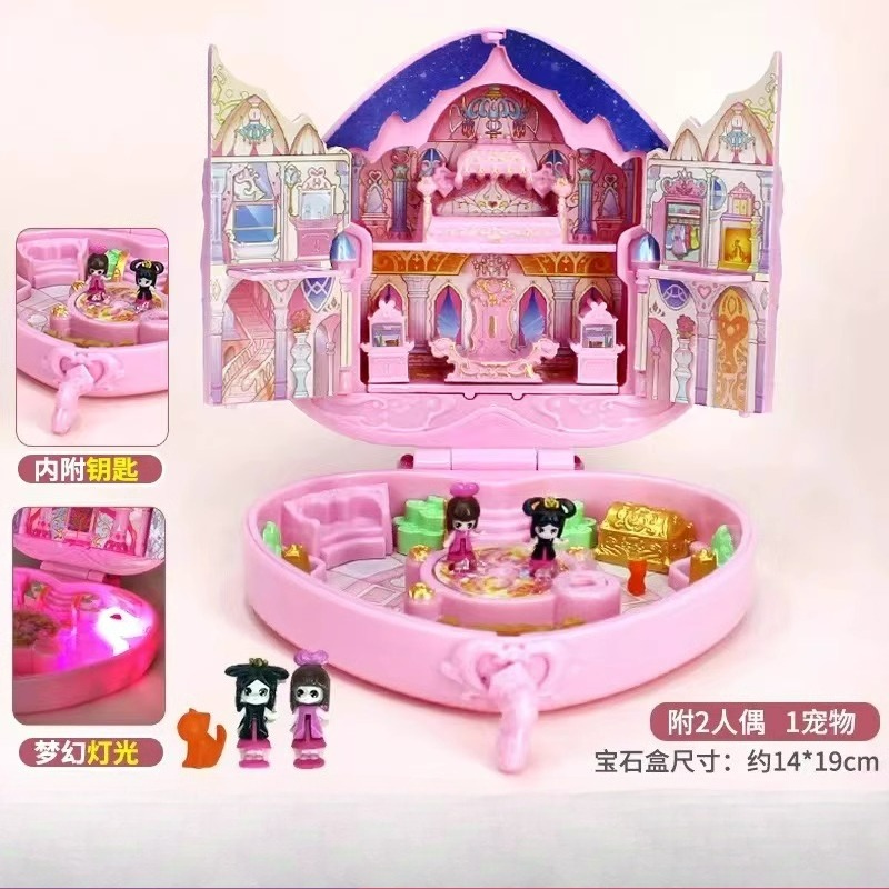 Caixa de jóias flor castelo bo - Kids Toys Unique avaliação e preço