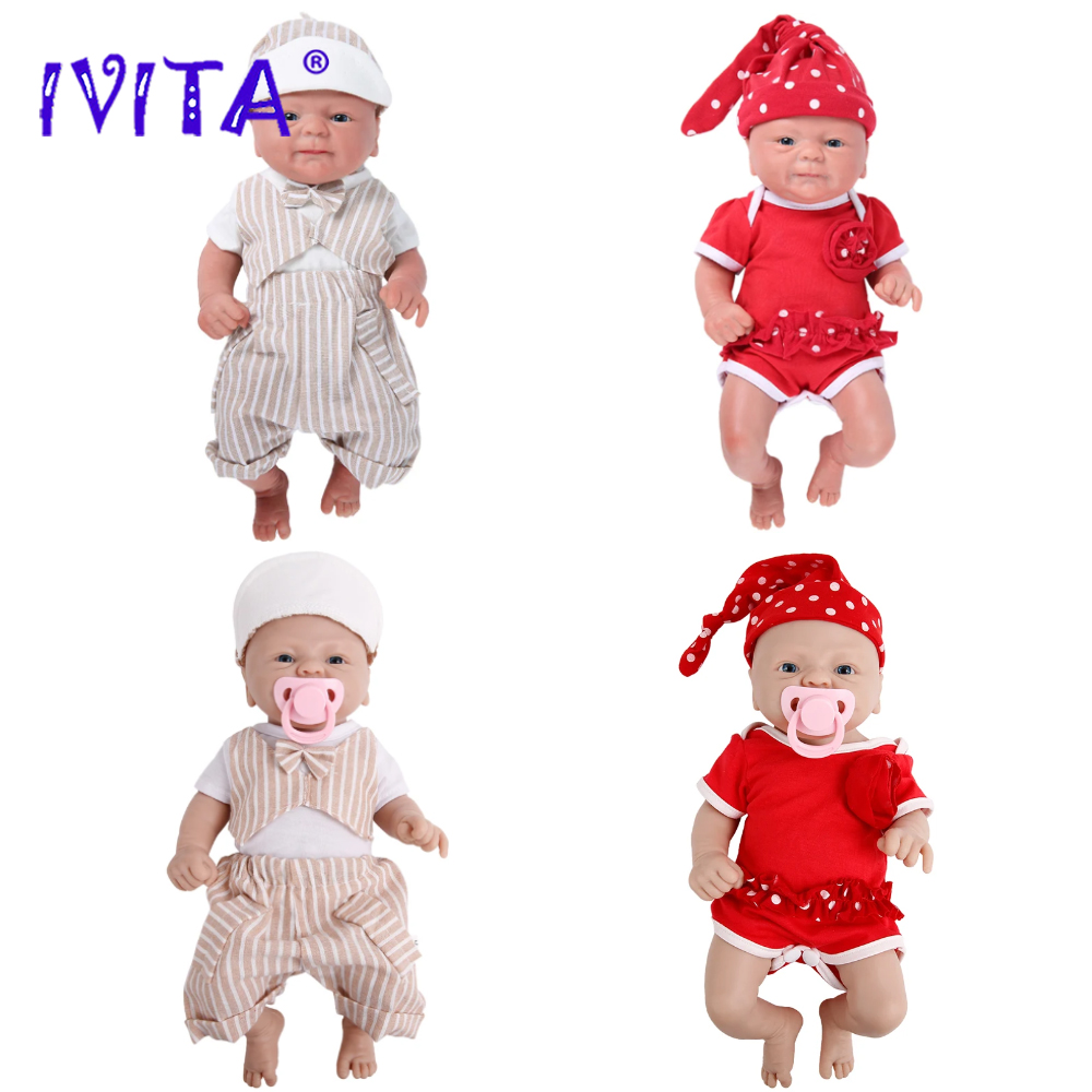 IVITA Boneca Reborn 100% Silic - Kids Toys Deals avaliação e preço