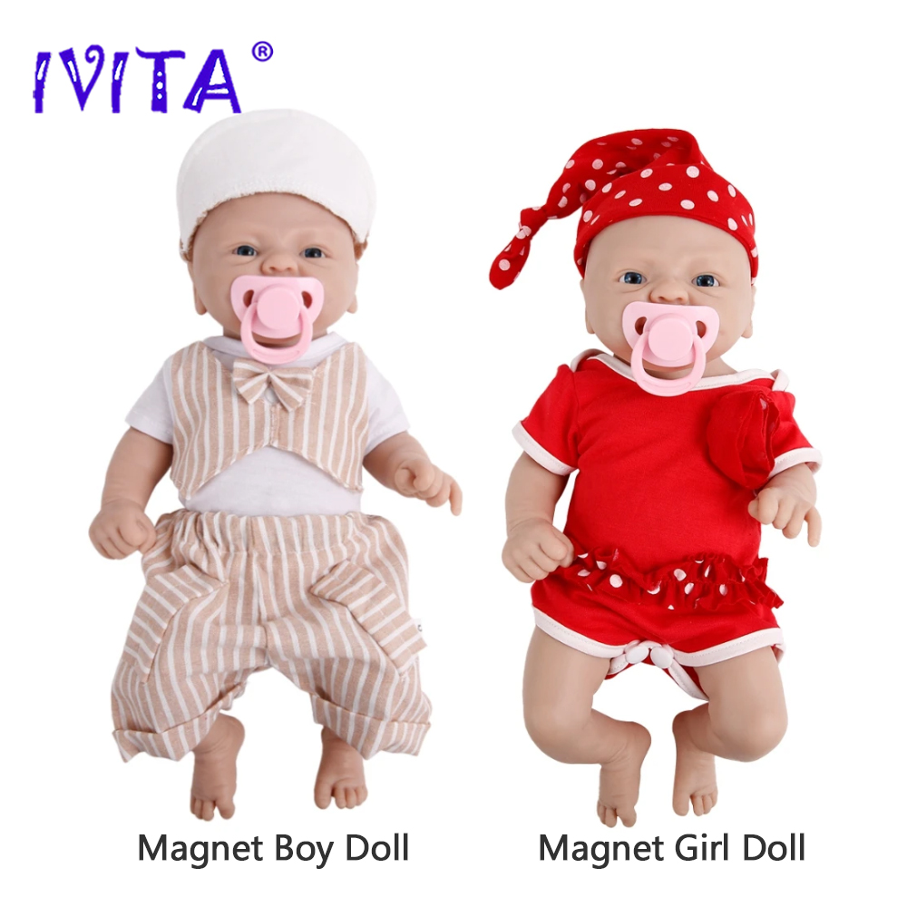 IVITA Boneca Reborn 100% Silic - Kids Toys Deals avaliação e preço