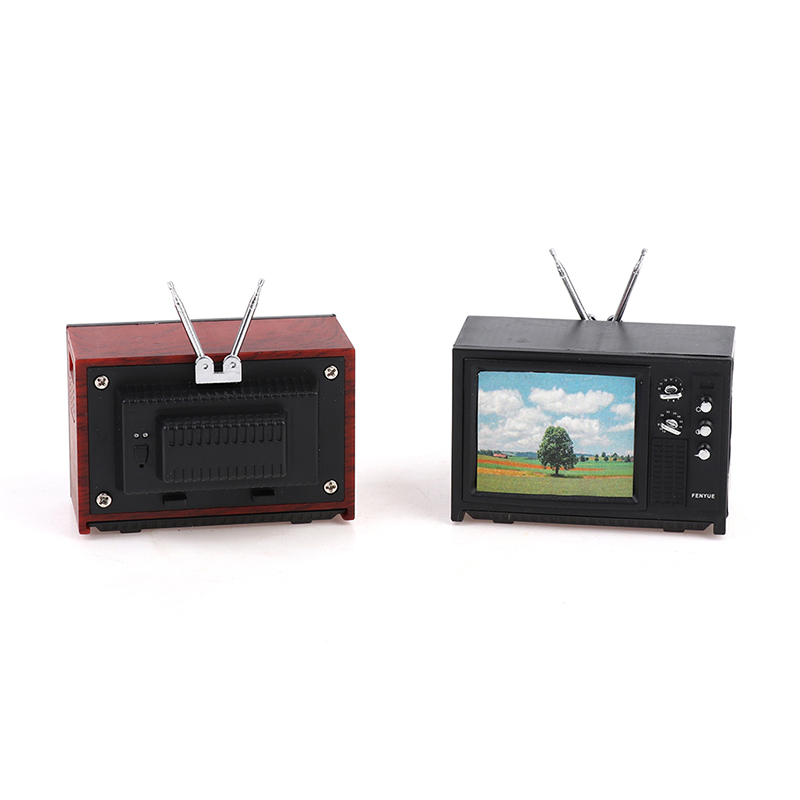 1pc 1/12 dollhouse mini televi - Kids Toys Vintage avaliação e preço