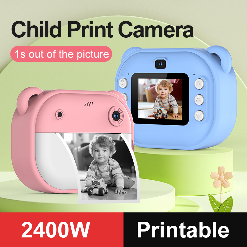 Crianças câmera digital impres - Kids Toys Top View avaliação e preço