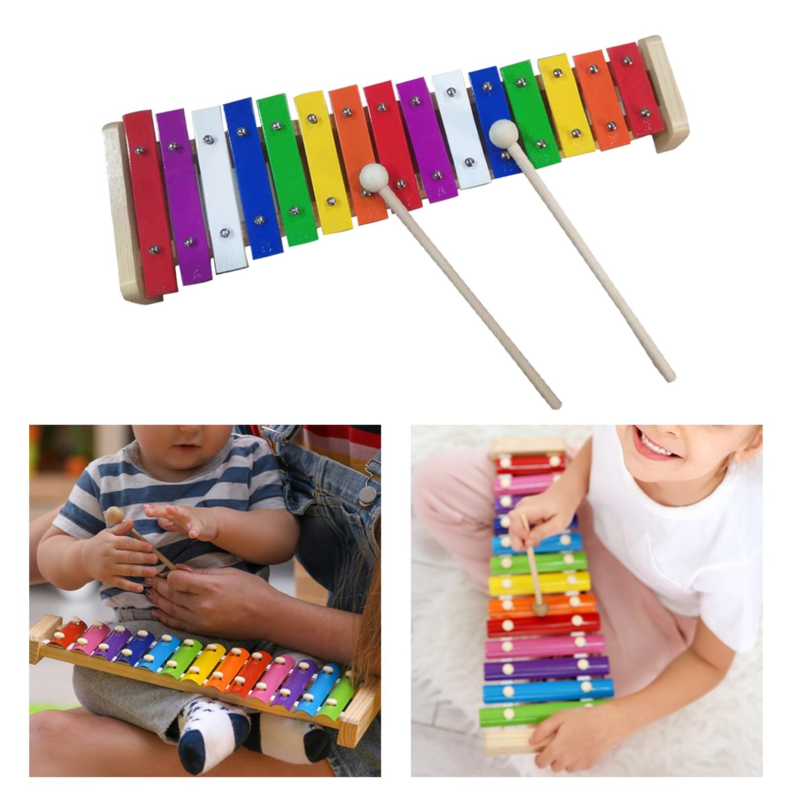 Xilofone de 15 Notas com Sino, - Kids Toys Xylophone avaliação e preço